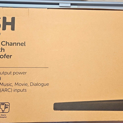 Bush sr215y 80w 1ch soundbar - bush, 2.1ch